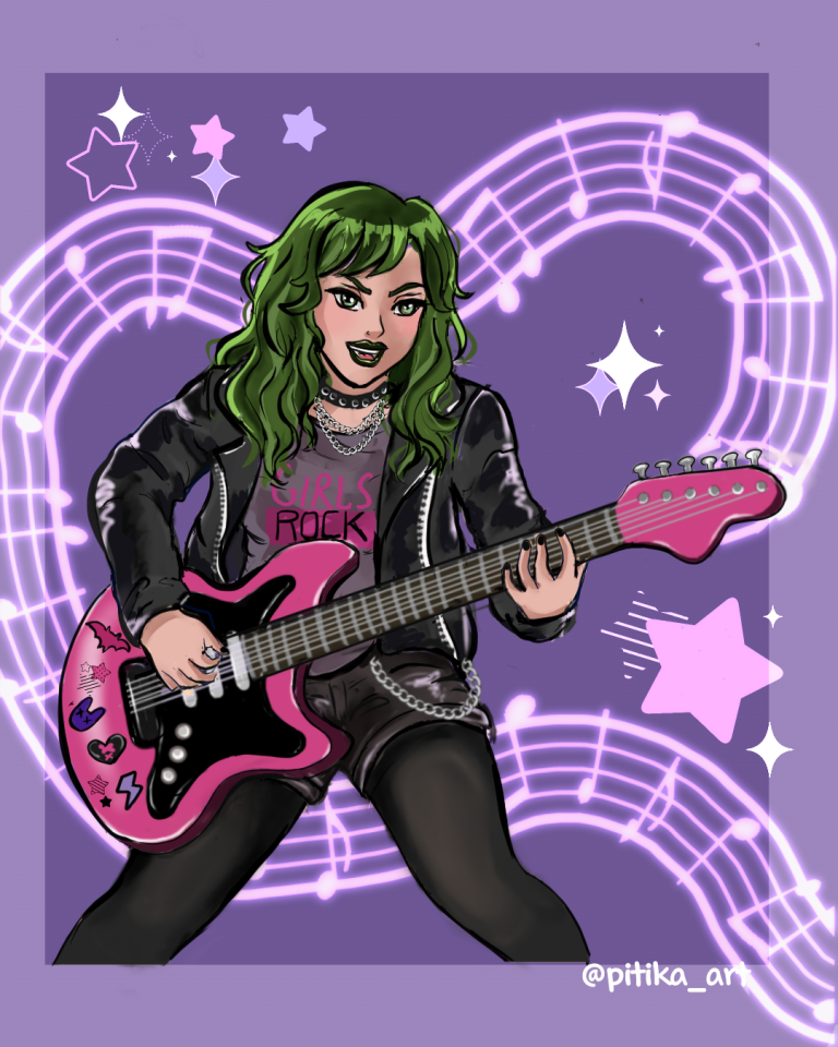 Illustration musique, féminité, mixité, empowerment